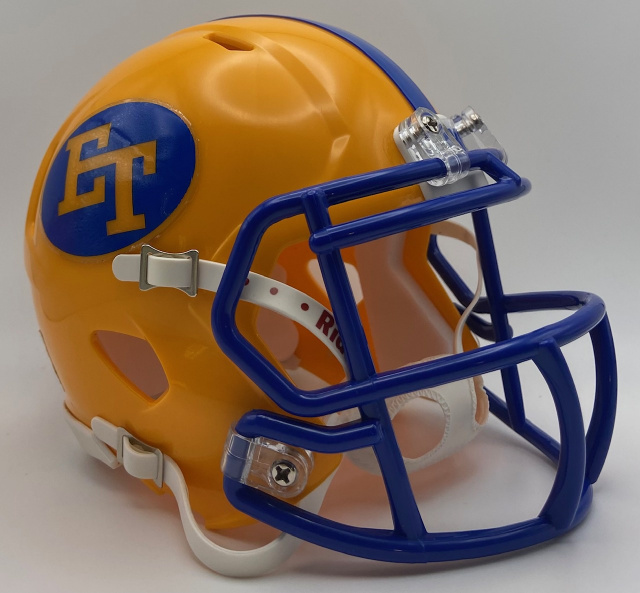 etsu mini football helmet East Tennessee State Buccaneers Riddell Speed – The Speedy Cheetah or get a Mini Helmet Hanger and put them on the wall! Texas San Antonio Roadrunners Mini