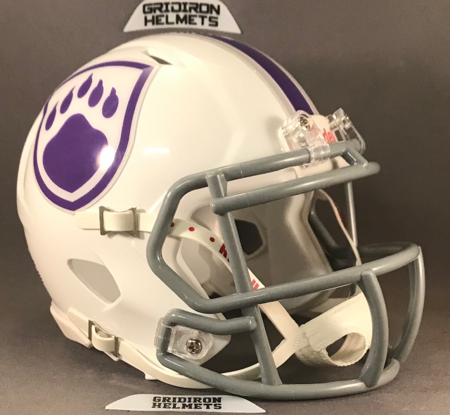 crown awards mini football helmets Crown College Storm 2020-2021 Riddell Speed