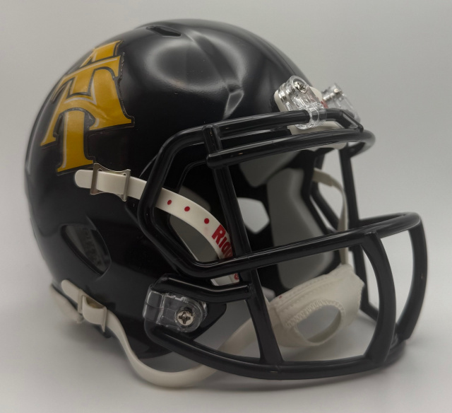 at&t football helmets Texas A&M University Helmet LightHeaded coated face mask Our Gallaudet football team makes
