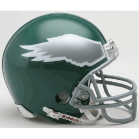 Philadelphia Eagles 1974 to 1995 Riddell VSR4 (only 1 left)