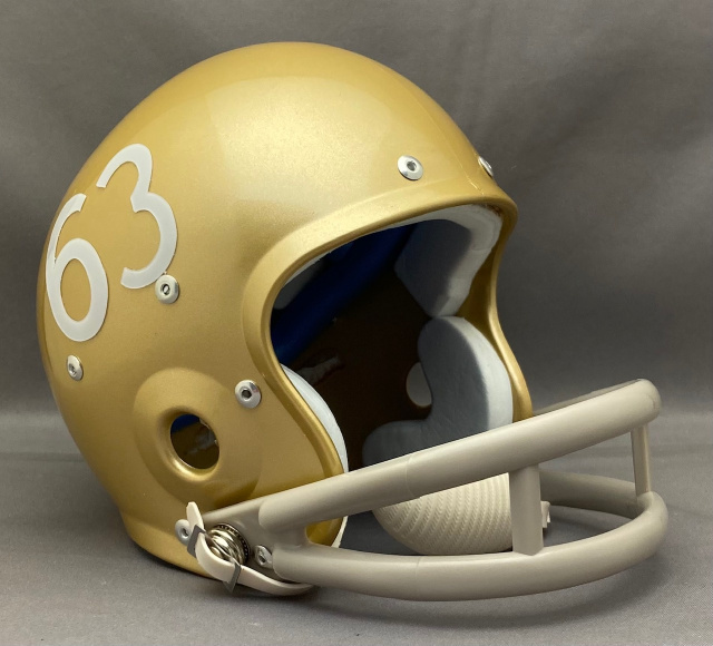 Notre Dame Fighting Irish 1963 Gray 2bar (your choice of side player #)