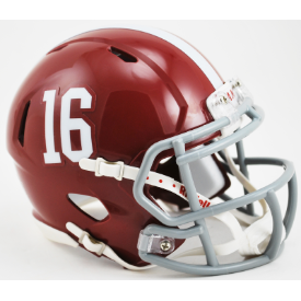 Alabama Crimson Tide FULL SIZE FOOTBALL HELMET DECALS WITH STRIPE & BUMPERS 