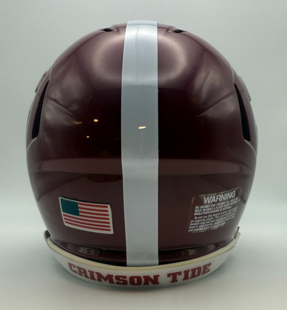 alabama motorcycle helmet Crimson Tide and Military themed  Brock Black Customs This helmet is sold as is Speedflex College Football Helmet Alabama