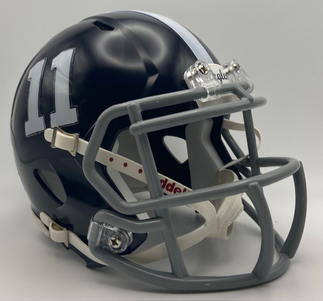 cascia hall football helmet Xenia (OH) (Alternate Black) High School Mini Great for Fans and Collectors. Xenia