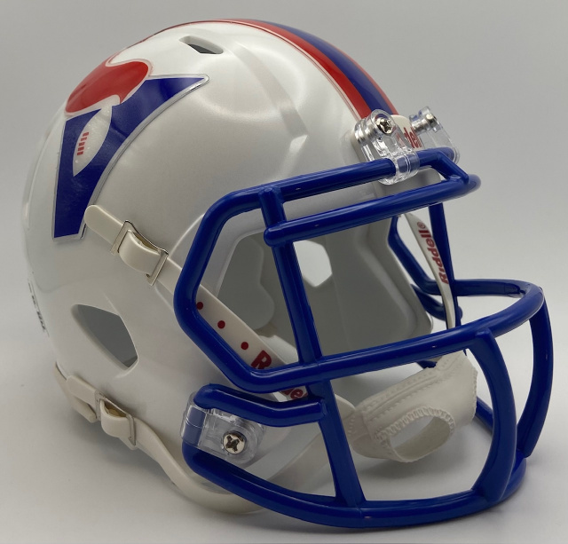 Birmingham Vulcans 1975 mini football helmet Royal mask