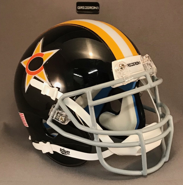 Charlotte Stars 1974 mini football helmet 