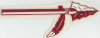 FSU Spear white and Maroon mini helmet decal set left and right side (Sold out)