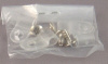 Plastic mini football helmet facemask clips